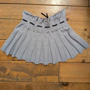 Jaded London Sienna Knitted Studded Tie Mini Skirt